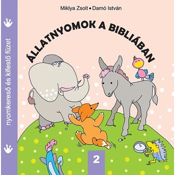 Állatnyomok a Bibliában 2 - nyomkereső és kifestő füzet