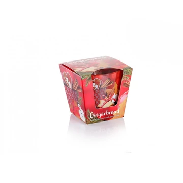 Illatos gyertya üveg pohárban "Gingerbread" 115g