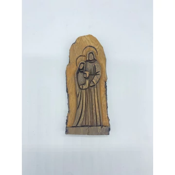 Faragott háncs dísz Szent család közepes