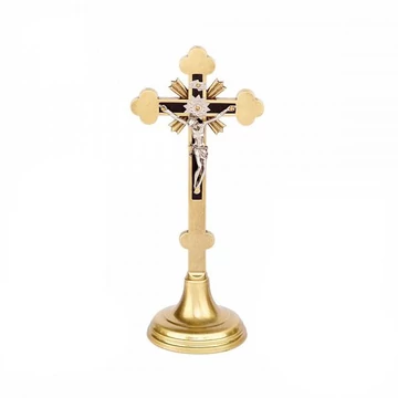 Réz feszület álló műanyag betéttel 20,5cm 02-110