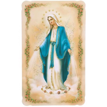 Szentkép aranyozott - Csodás Mária