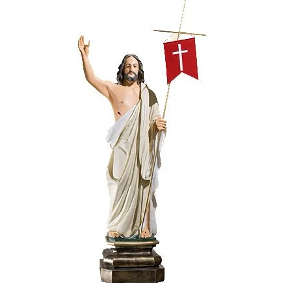 Szobor festett Feltámadt Krisztus 120cm 221