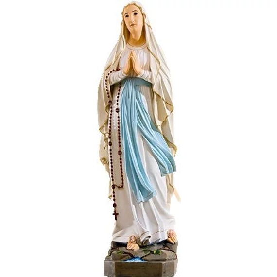 Szobor festett Lurdi Mária 100cm 502