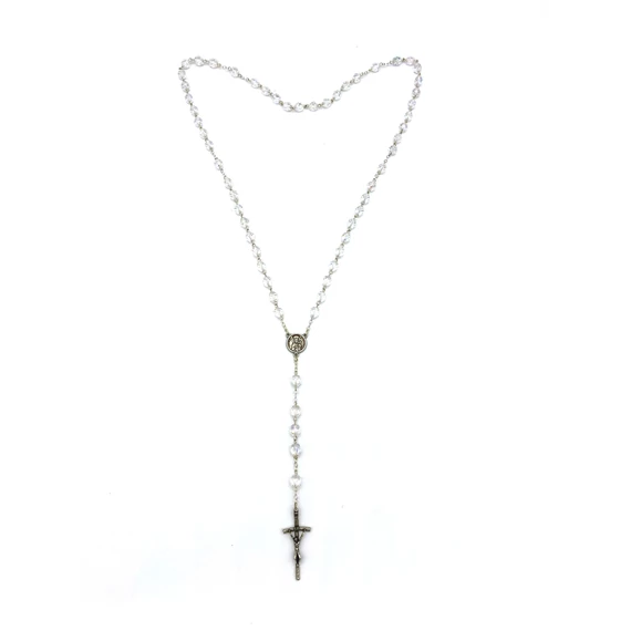 Rózsafüzér kristály 8mm átlátszó