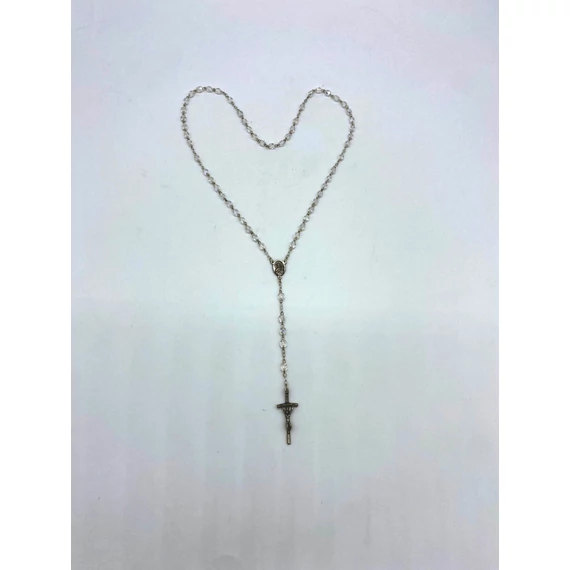 Rózsafüzér kristály 6mm átlátszó