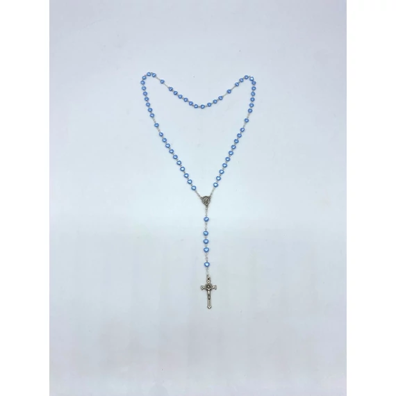 Rózsafüzér gyermek szíves kék