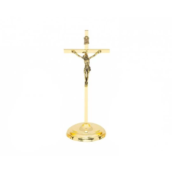 Réz feszület álló 16cm 02-020