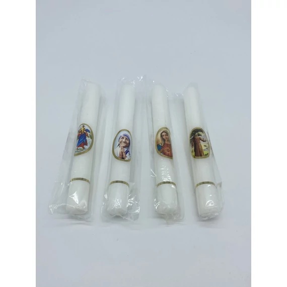 Gyertya díszített 7dkg-os általános matricával d22mm, h200mm