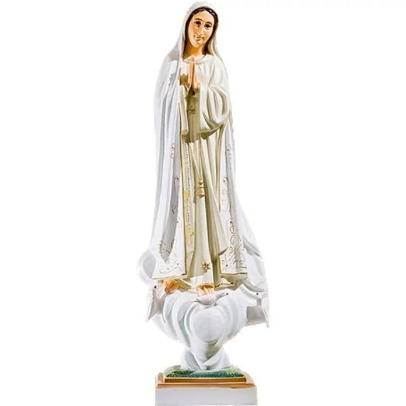 Szobor festett Fatimai Mária 65cm 555