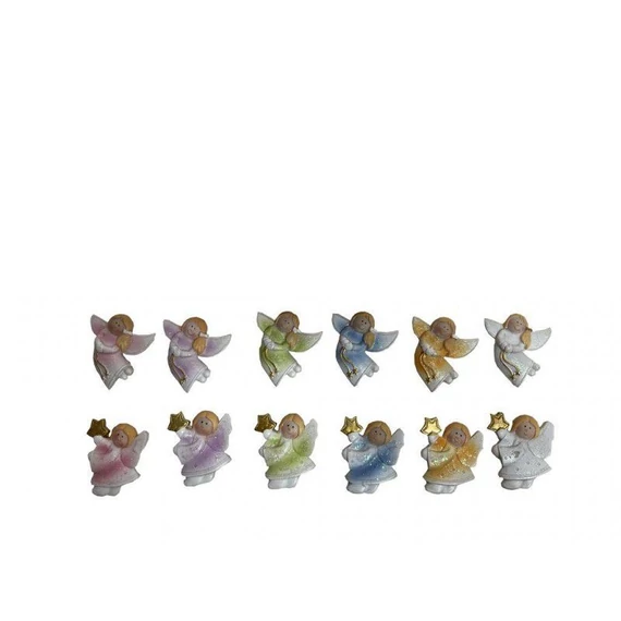 Angyalka hűtőmágnes színes 4,5cm 0944