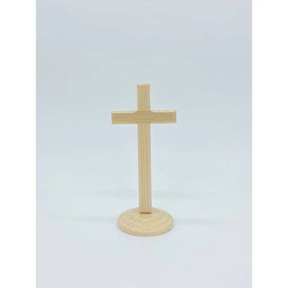 Feszület natúr álló korpusz nélküli 24cm fa