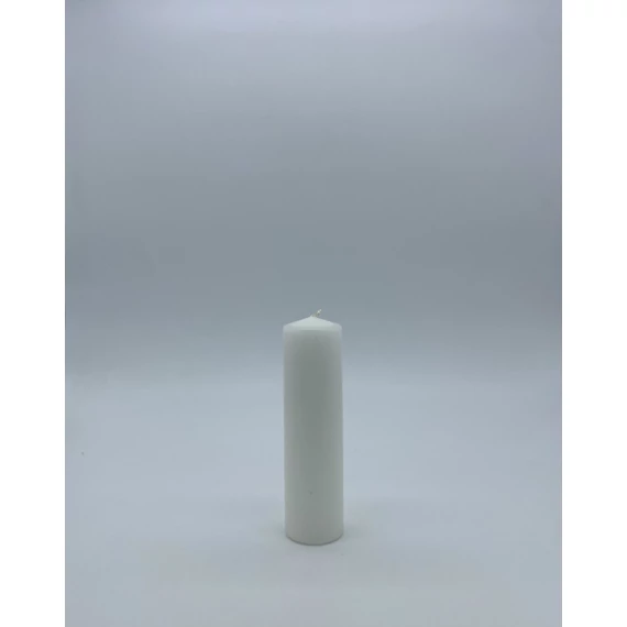 Gyertya natúr 35dkg-os Szembemiséző d50mm, h180mm