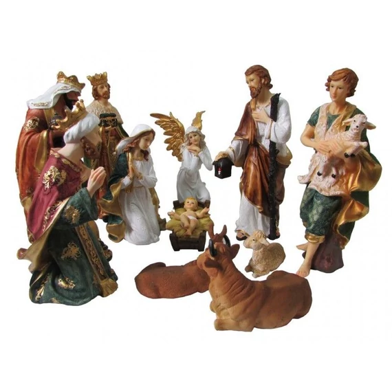 Betlehemi alakok 11 darabos 38cm
