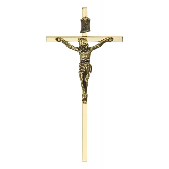 Réz feszület 11,5 * 5,5cm 01-030