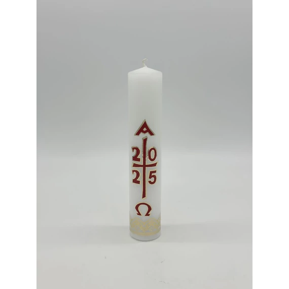 Gyertya díszített 50dkg Húsvéti számos matricás