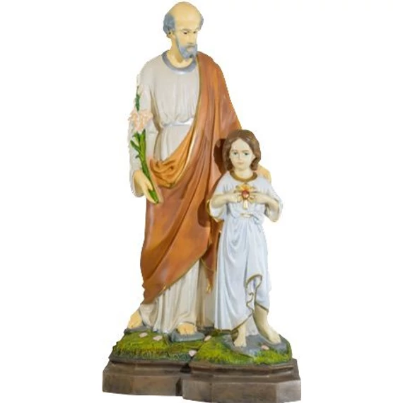 Szobor festett Szent József 50cm 743