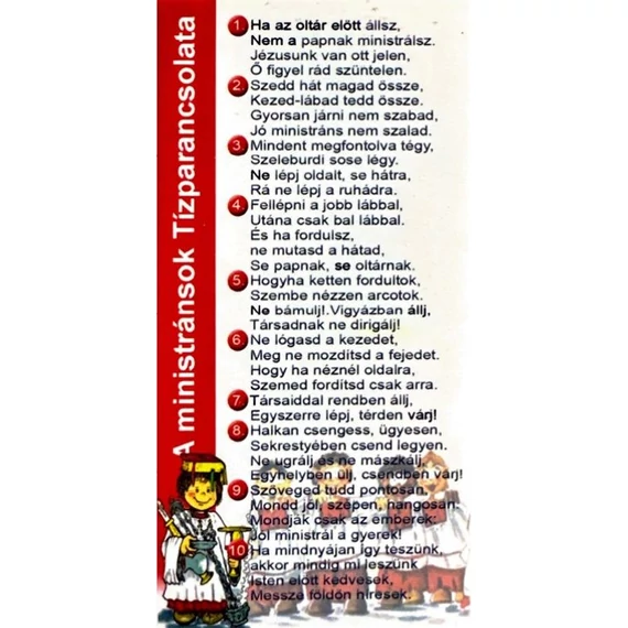 Ministránsok Tízparancsolata