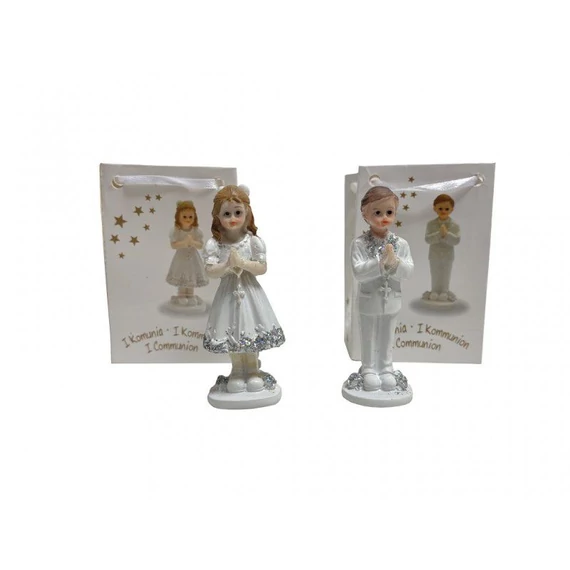 Elsőáldozói szobor 8 cm fiú-lány ( 1752 ) tasakban