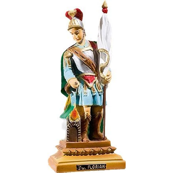 Szobor festett Szent Flórián 30cm 873