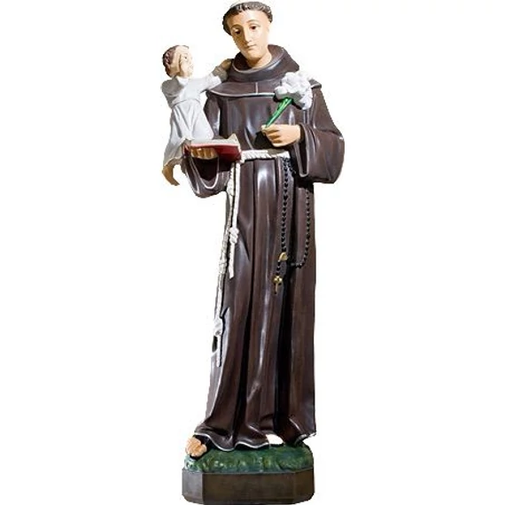 Szobor festett Szent Antal 120cm 700