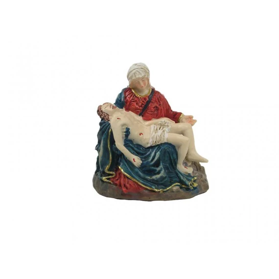 Szobor festett Piéta 12cm ( 4316 )