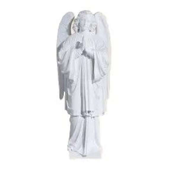 Szobor angyal fehér álló 65cm (907B)
