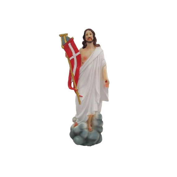Szobor Feltámadt Krisztus festett 21cm (1325)