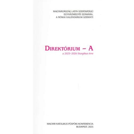 Direktórium 2025-2026