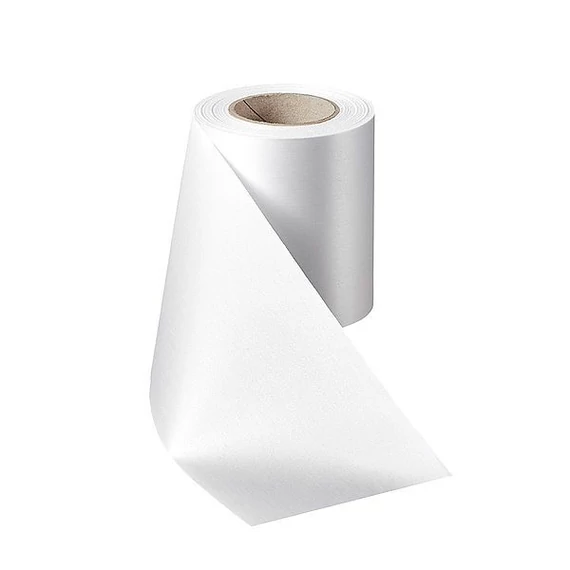 Koszorúszalag EDV szatén 100mm 25m sima fehér