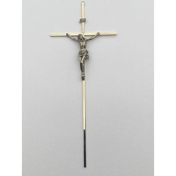 Réz feszület vékony 44x18cm 01-140