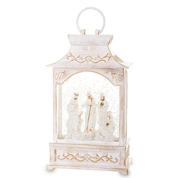 Szent Család 3 király Lampion fehér világítós 26cm 133328