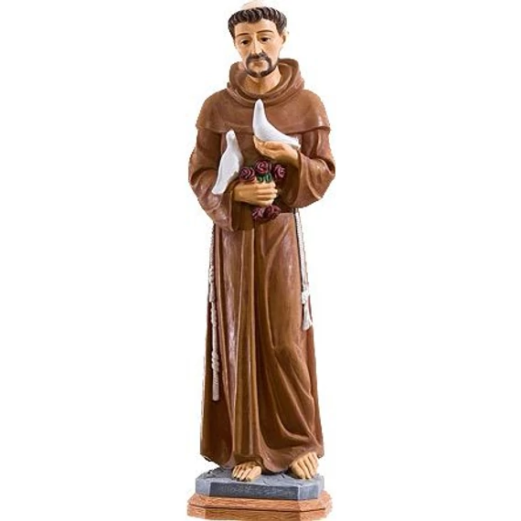 Szobor festett Szent Ferenc 80cm 805