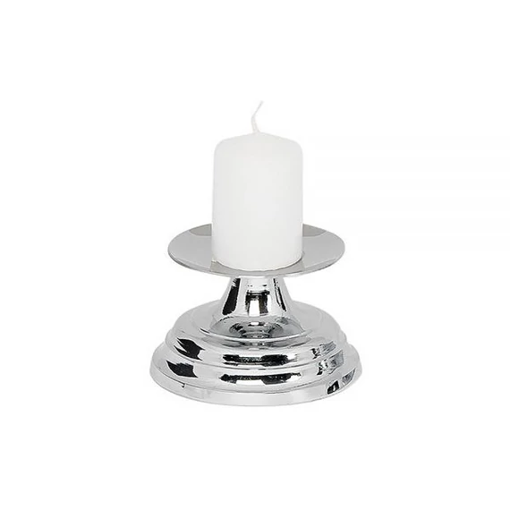 Réz gyertyatartó liturgikus 6cm nikkelezett (h6) 03-121