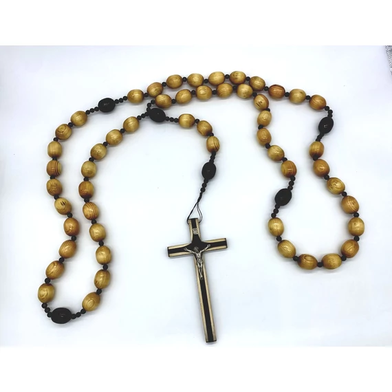 Rózsafüzér fa madzagos óriás natúr