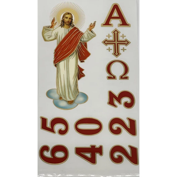 Matrica húsvéti Feltámadt Krisztussal