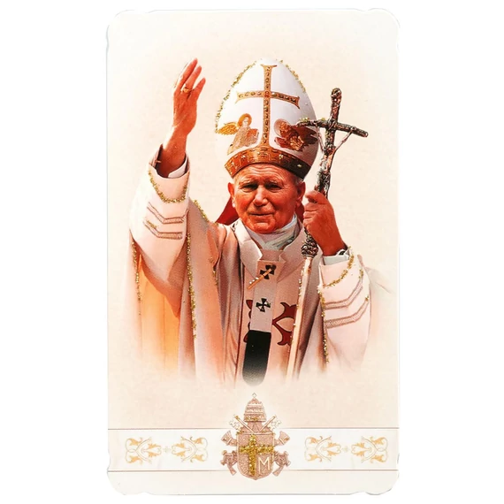 Szentkép aranyozott - II. János Pál pápa