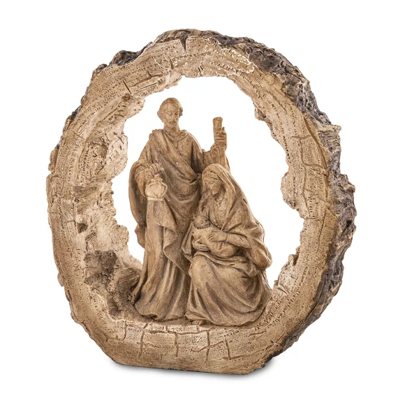 Szent Család fa hatású körben 20cm 147015