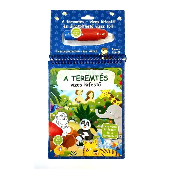 A teremtés vizes kifestő