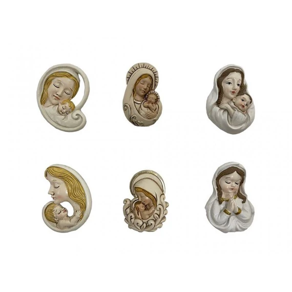 Hűtőmágnes Mária-Mária gyermekkel 6cm 1091