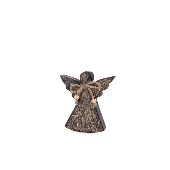 Angyal fa arany poros  12x11x3 cm