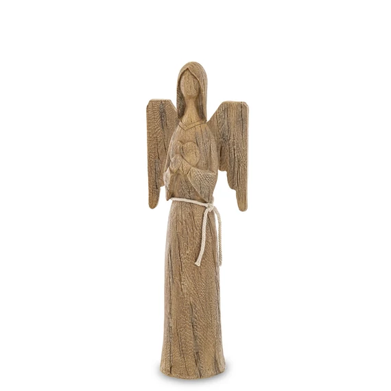 Angyal szívvel fa hatású 35cm