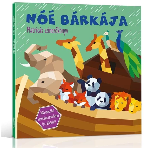 Nóé bárkája - Matricás színezőkönyv