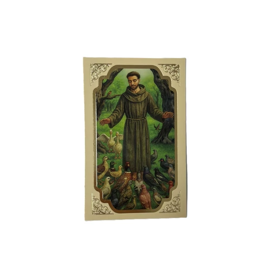 Szentkép imával - Assisi Szent Ferenc
