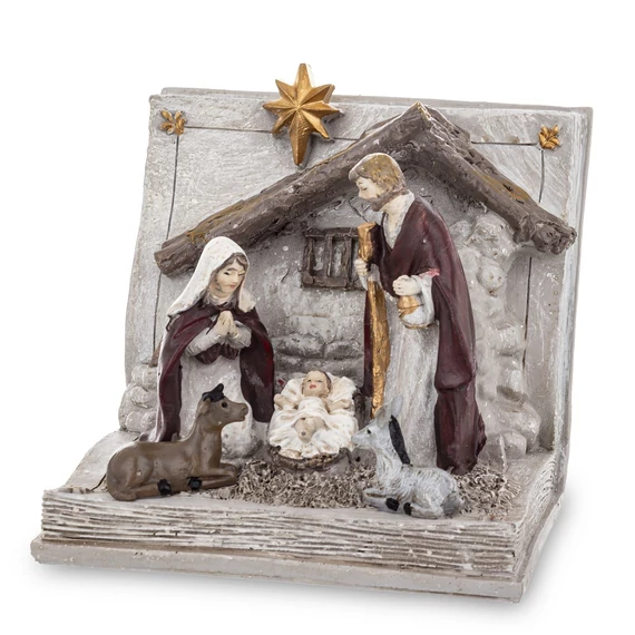 Szent Család nyitott könyv formában 10x12cm