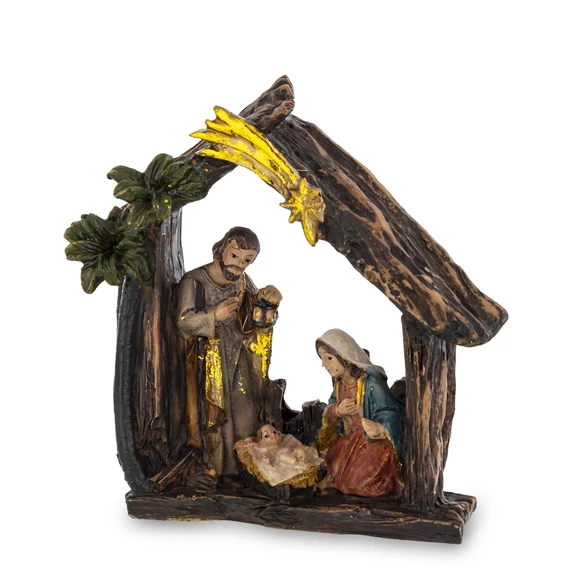 Szent Család betlehemi csillaggal 9cm