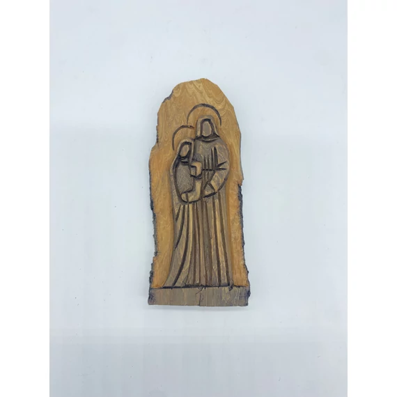 Faragott háncs dísz Szent család közepes