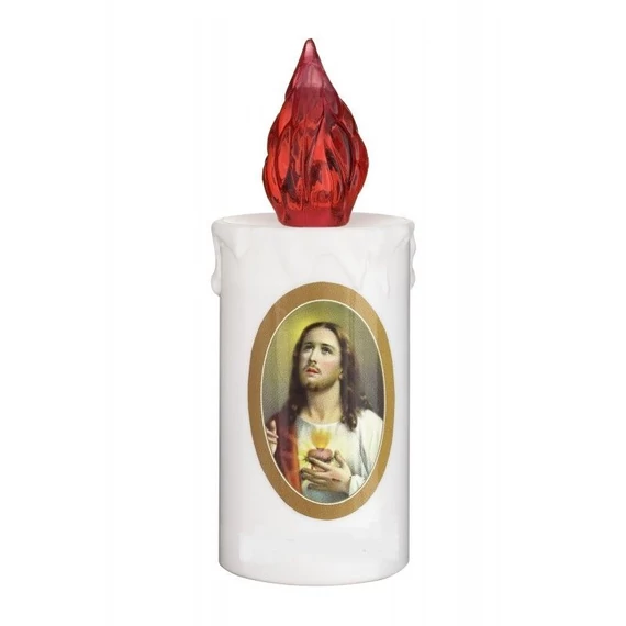 Elektromos mécses szentképes/fém díszes