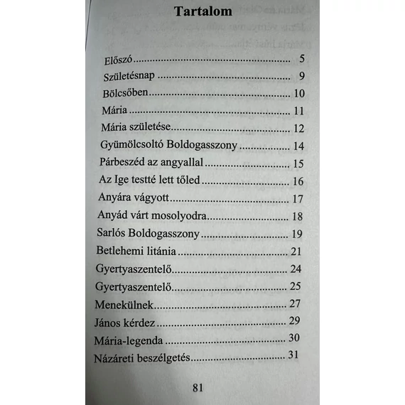 Harangozok Úrangyalára - Mária-versek - Nagy Miklós