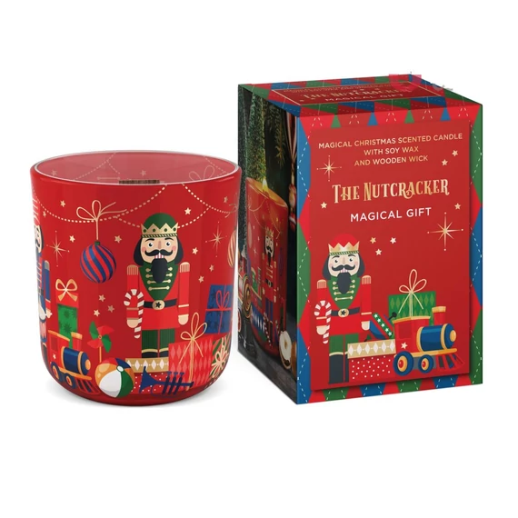 Illatos gyertya üveg pohárban 