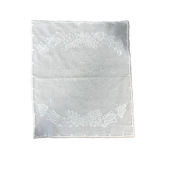 Házi áldás hímzett  színes